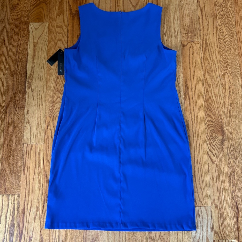 NWT AB Studio Vibrant Royal Blue Dress. Size:16 - Picture 8 of 8